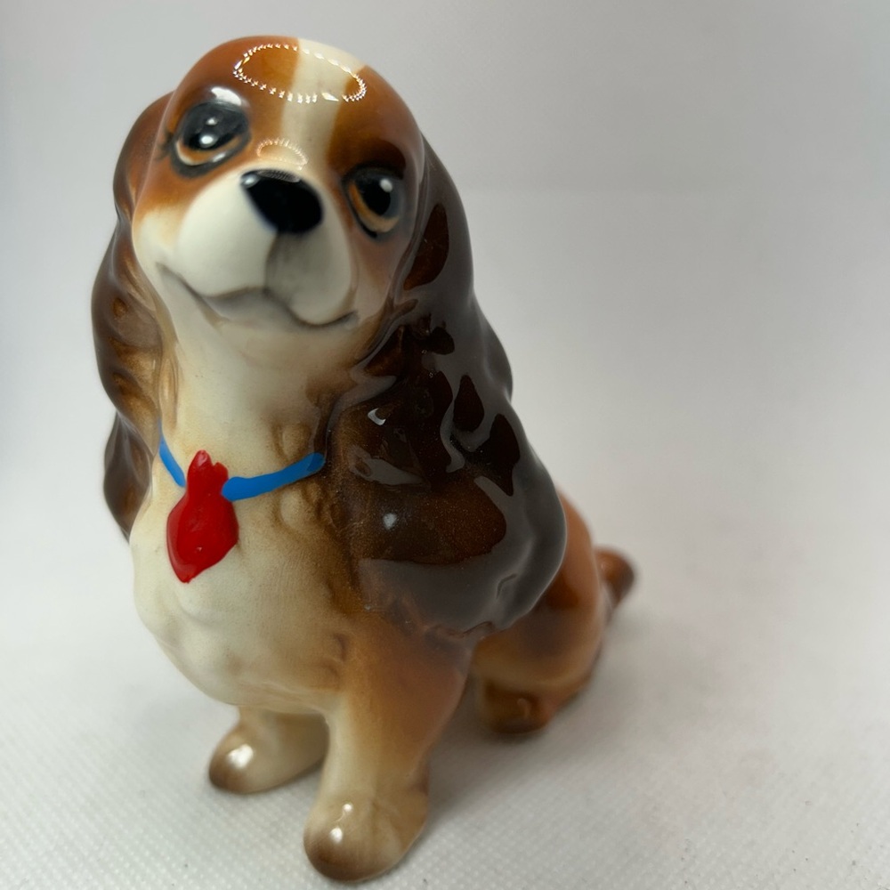 Vintage Walt Disney Lady & The Tramp Ceramic Porcelain Dog Figurine Brown Lot 2 - Picture 11 of 11